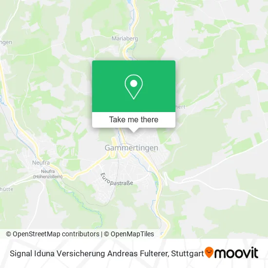 Карта Signal Iduna Versicherung Andreas Fulterer