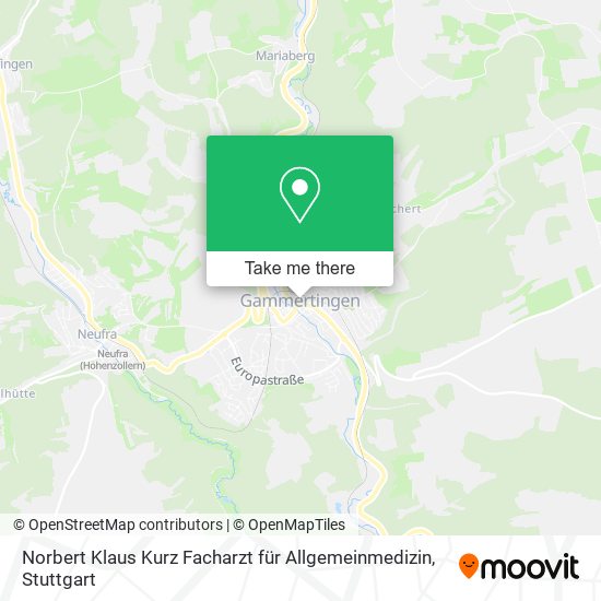 Norbert Klaus Kurz Facharzt für Allgemeinmedizin map