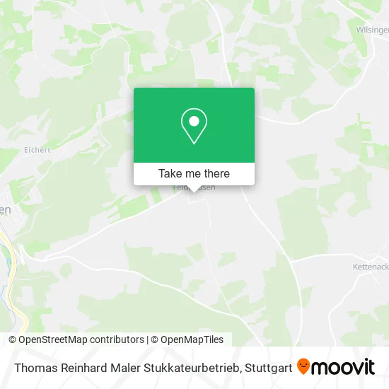 Карта Thomas Reinhard Maler Stukkateurbetrieb