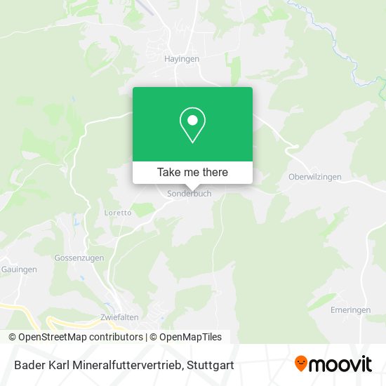 Карта Bader Karl Mineralfuttervertrieb