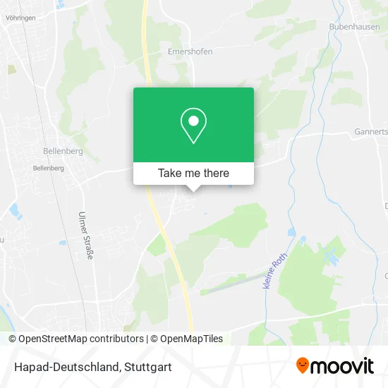 Карта Hapad-Deutschland