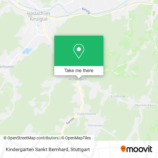Карта Kindergarten Sankt Bernhard
