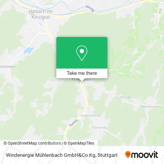 Карта Windenergie Mühlenbach GmbH&Co.Kg