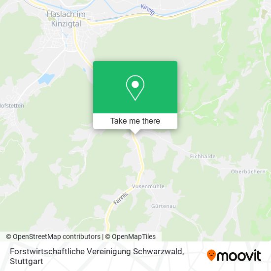 Forstwirtschaftliche Vereinigung Schwarzwald map