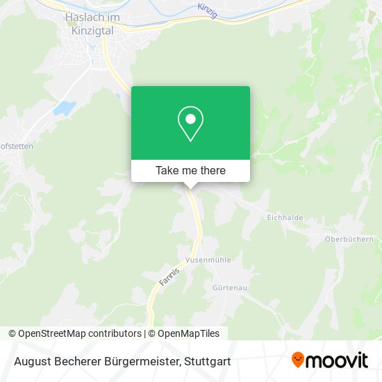 August Becherer Bürgermeister map