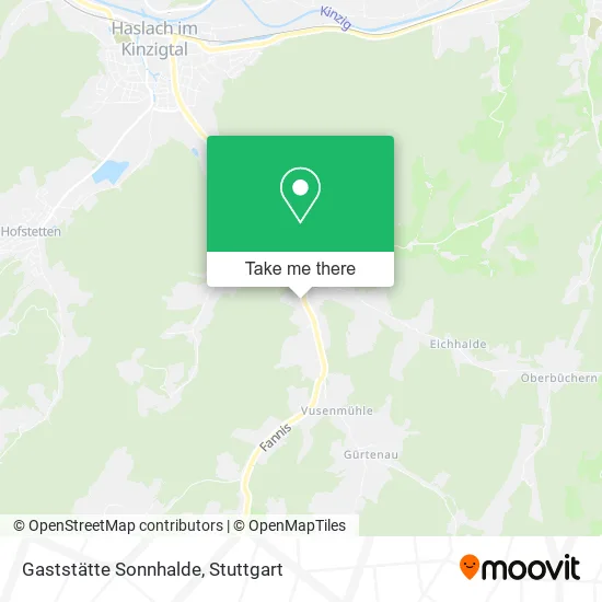 Карта Gaststätte Sonnhalde