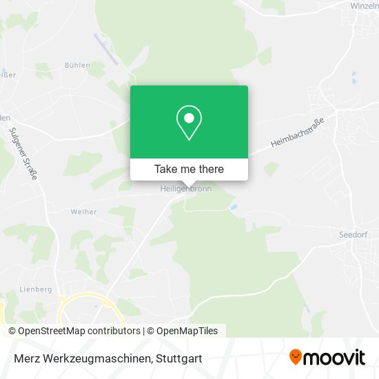 Merz Werkzeugmaschinen map
