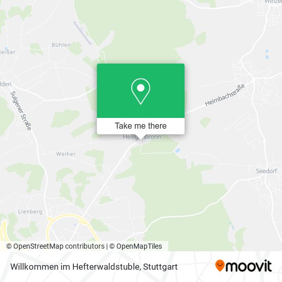 Карта Willkommen im Hefterwaldstuble