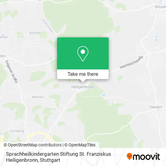Карта Sprachheilkindergarten Stiftung St. Franziskus Heiligenbronn