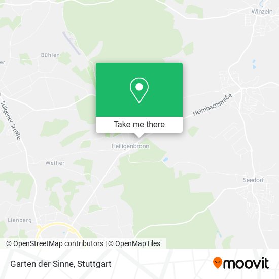 Карта Garten der Sinne