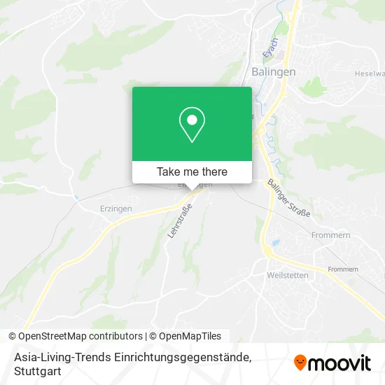 Карта Asia-Living-Trends Einrichtungsgegenstände