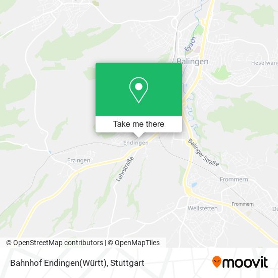 Bahnhof Endingen(Württ) map