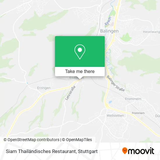 Карта Siam Thailändisches Restaurant