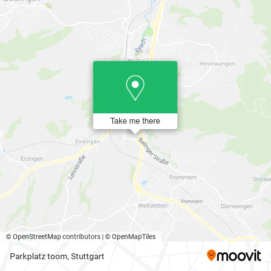 Карта Parkplatz toom