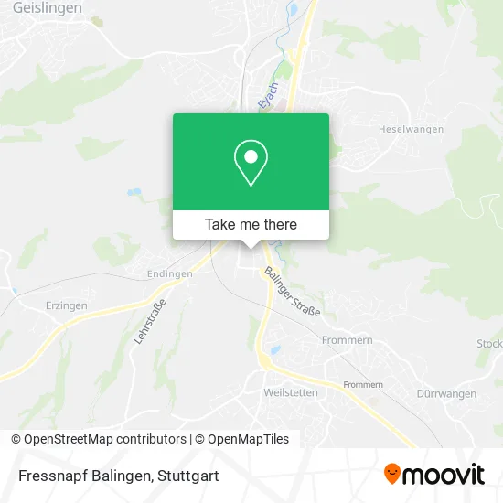 Карта Fressnapf Balingen