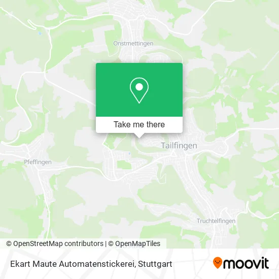 Карта Ekart Maute Automatenstickerei