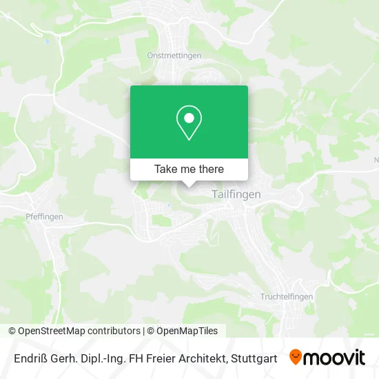 Карта Endriß Gerh. Dipl.-Ing. FH Freier Architekt
