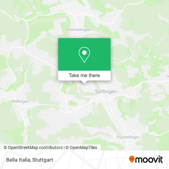 Карта Bella Italia