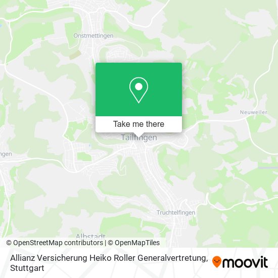 Allianz Versicherung Heiko Roller Generalvertretung map