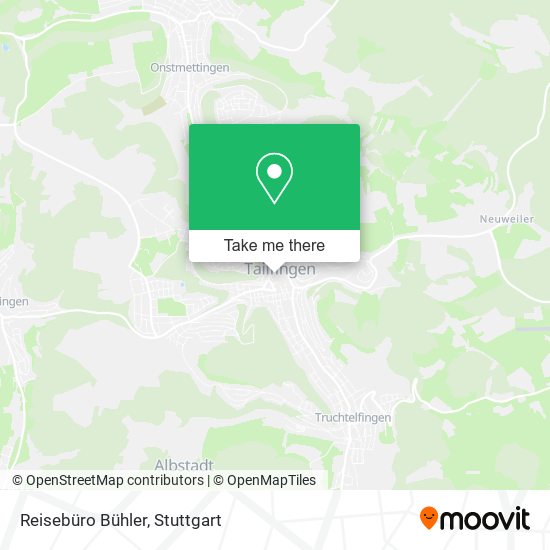 Reisebüro Bühler map