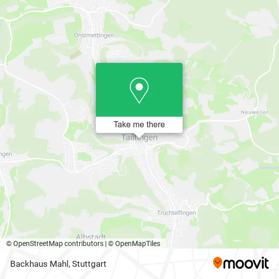 Карта Backhaus Mahl