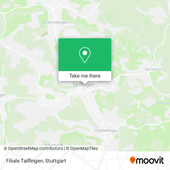 Карта Filiale Tailfingen