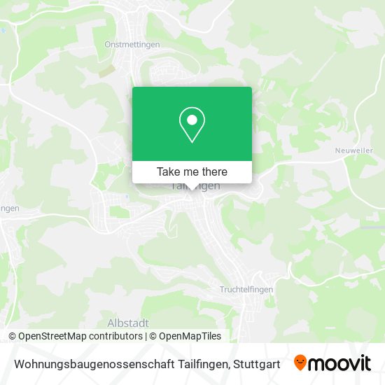 Wohnungsbaugenossenschaft Tailfingen map