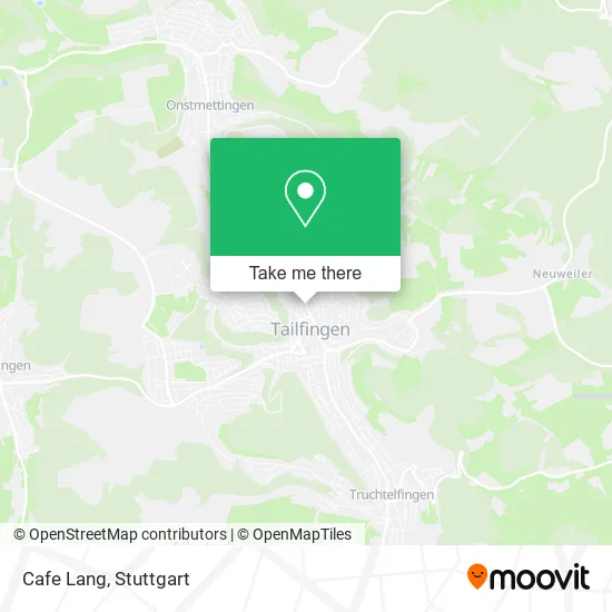 Карта Cafe Lang