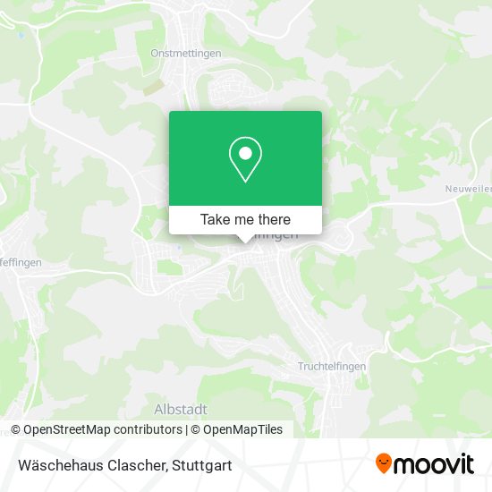 Wäschehaus Clascher map