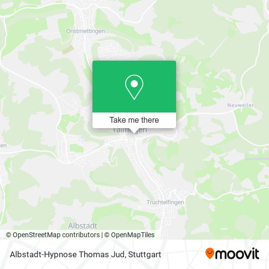 Albstadt-Hypnose Thomas Jud map