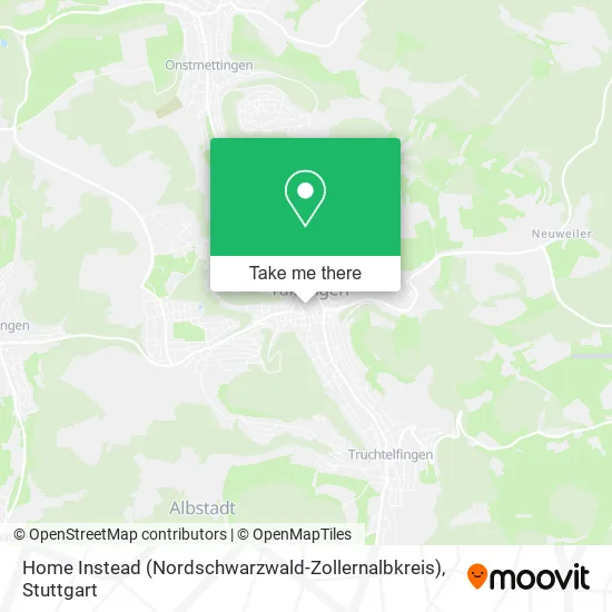 Карта Home Instead (Nordschwarzwald-Zollernalbkreis)