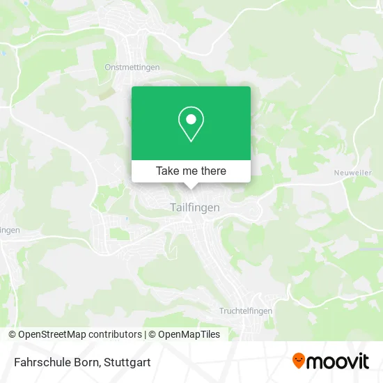 Fahrschule Born map