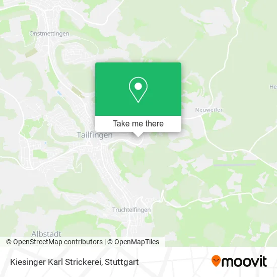 Карта Kiesinger Karl Strickerei