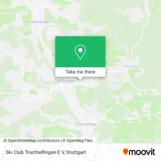 Карта Ski Club Truchtelfingen E V