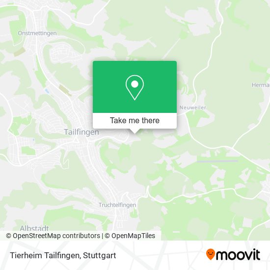 Карта Tierheim Tailfingen