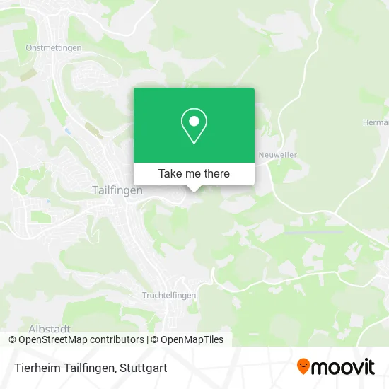 Карта Tierheim Tailfingen