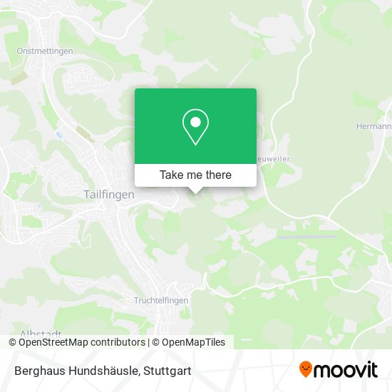 Berghaus Hundshäusle map