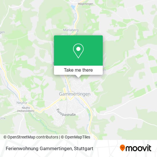 Ferienwohnung Gammertingen map