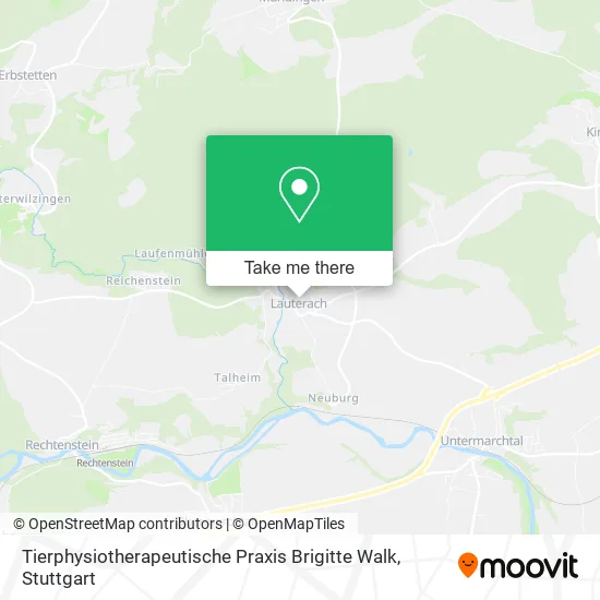 Карта Tierphysiotherapeutische Praxis Brigitte Walk