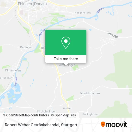 Карта Robert Weber Getränkehandel