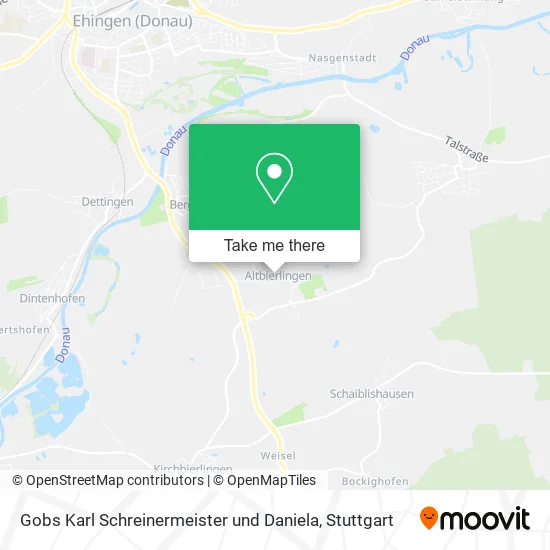 Карта Gobs Karl Schreinermeister und Daniela