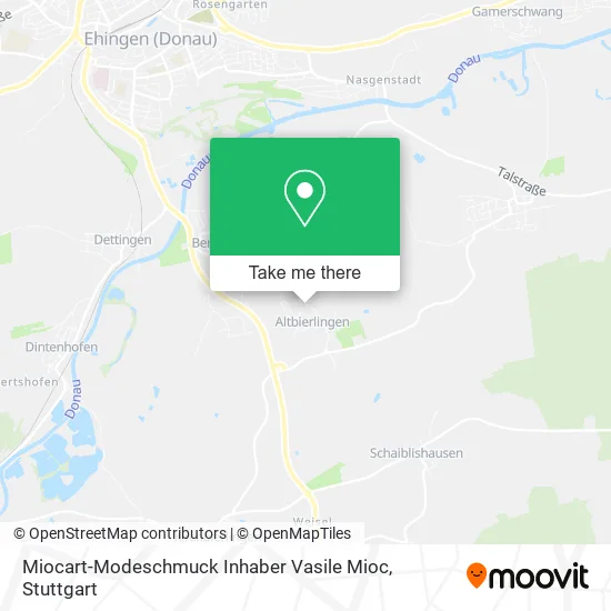 Карта Miocart-Modeschmuck Inhaber Vasile Mioc