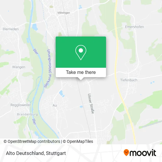 Карта Alto Deutschland