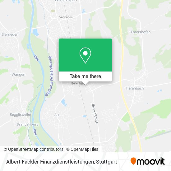 Albert Fackler Finanzdienstleistungen map