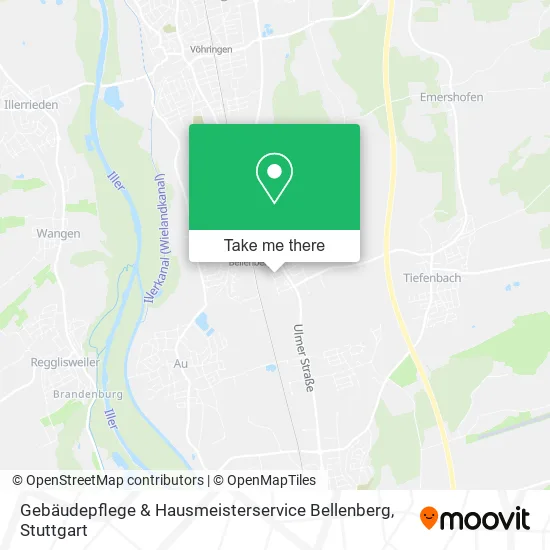 Карта Gebäudepflege & Hausmeisterservice Bellenberg