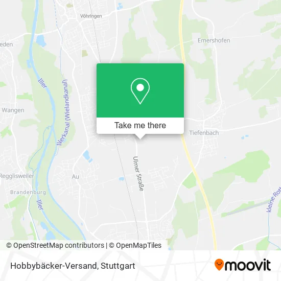 Карта Hobbybäcker-Versand