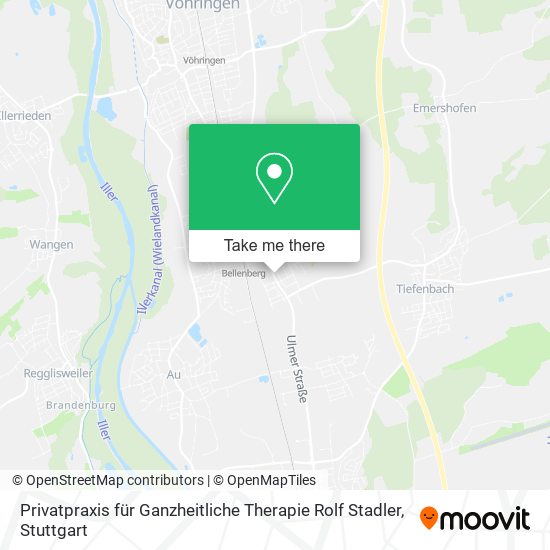 Privatpraxis für Ganzheitliche Therapie Rolf Stadler map