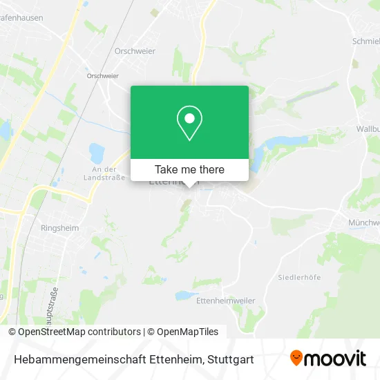 Карта Hebammengemeinschaft Ettenheim