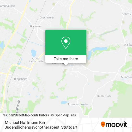 Карта Michael Hoffmann Kin Jugendlichenpsychotherapeut