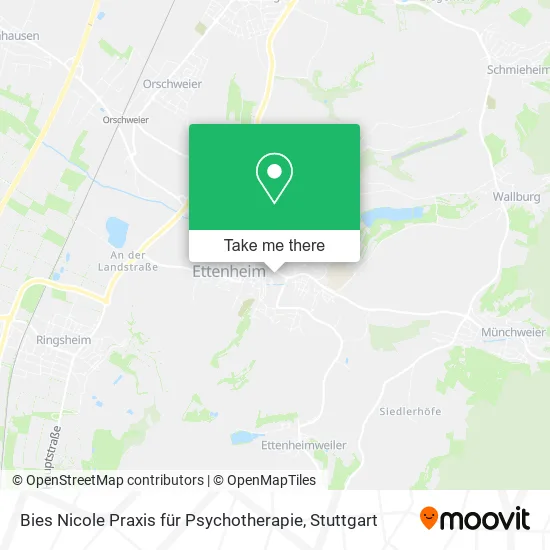 Карта Bies Nicole Praxis für Psychotherapie